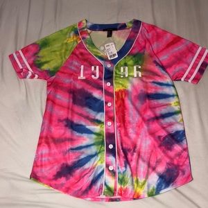 Tie-dye 1996 Baseball Shirt - Forever 21